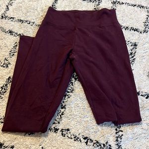 XS Short Cotton Maroon Aerie Leggings
